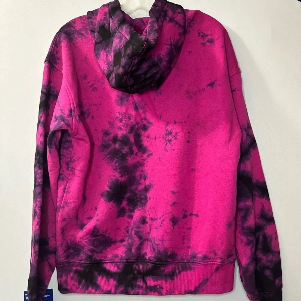 CHAMPION - Women - Galaxy Dye Hoodie - Pink/Black Size Small NWT - Picture 6 of 8